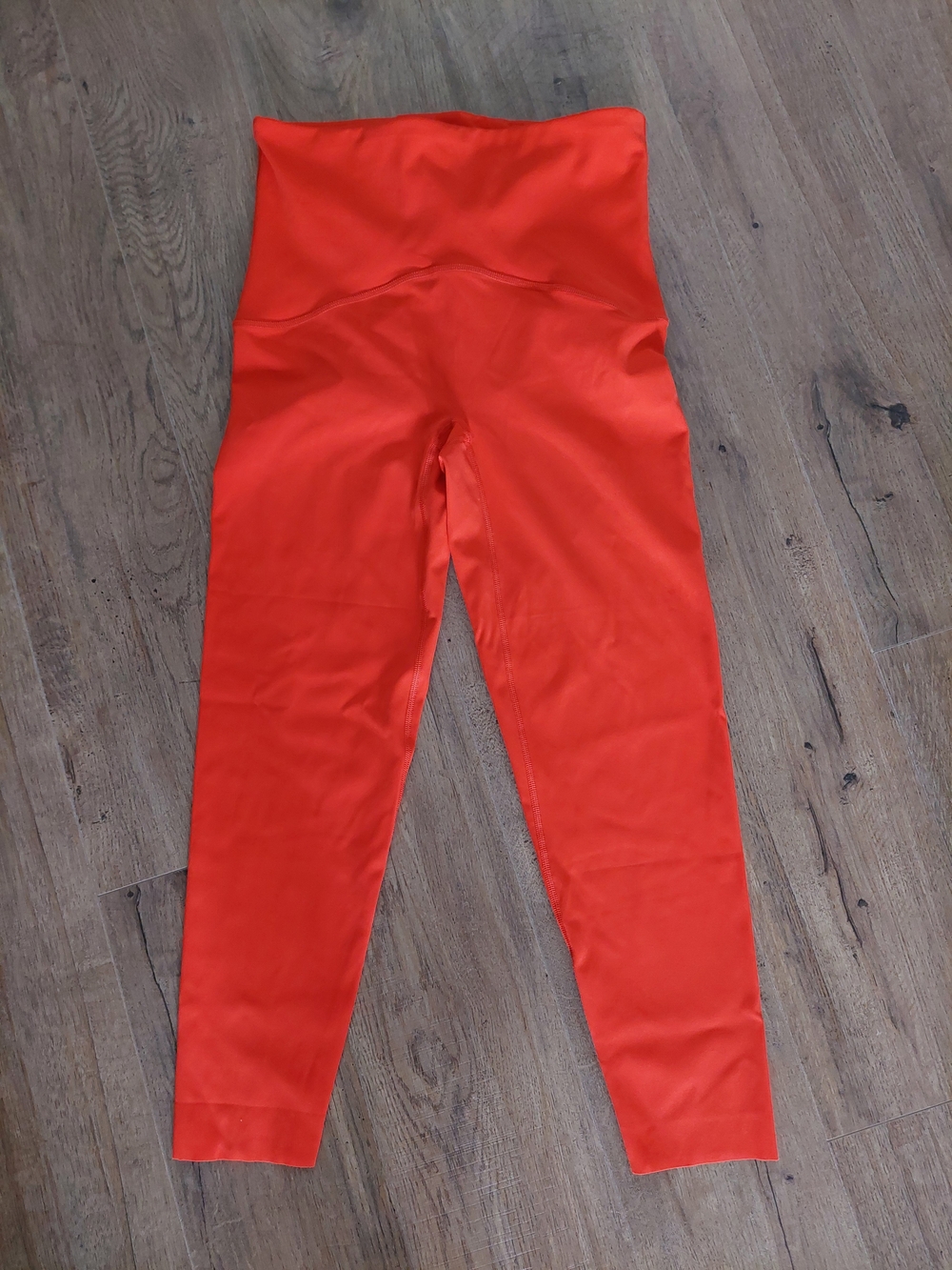 Spanx Booty Boost Active 7/8 Leggings - Poppy Red / Orange Medium